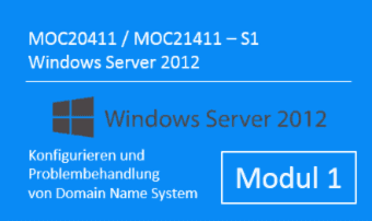 Windows Server 2012 - Konfigurieren und Problembehandlung von Domain Name System (MOC20411.S1 / MOC21411.S1) - von Andy Wendel - quofox