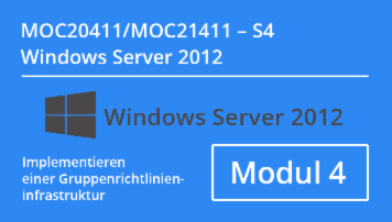 Windows Server 2012 - Implementieren einer Gruppenrichtlinieninfrastruktur (MOC20411.S4 / MOC21411.S4) - von Andy Wendel - quofox
