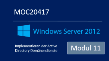 Windows Server 2012 - Implementieren der Active Directory-Domänendienste (MOC20417.S11 / MOC21417.S11) Andy Wendel