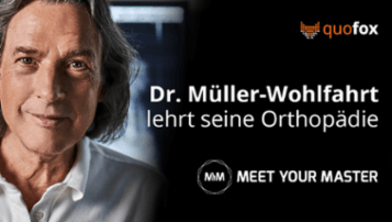 Dr. Müller-Wohlfahrt lehrt seine Orthopädie - von Meet Your Master - quofox