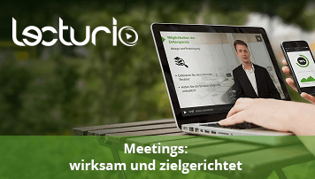 Meetings: wirksam und zielgerichtet - von Lecturio GmbH - quofox