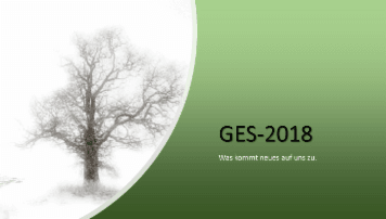 Vorstellung GES-2018 - von Gerald Mechsner - quofox