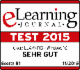 E-Learning Journal 2015 Testurteil "Sehr Gut“