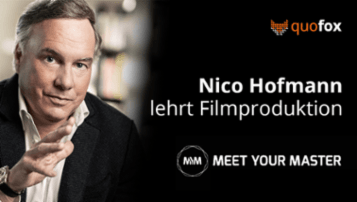 Nico Hofmann lehrt Filmproduktion - of Meet Your Master - quofox