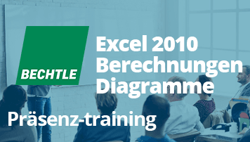 Excel 2010 Berechnungen/Diagramme - of Bechtle Schulungszentrum - quofox