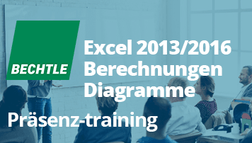 Excel 2013/2016/O365 Berechnungen/Diagramme - of Bechtle Schulungszentrum - quofox
