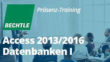 Access 2013/2016/O365 Datenbanken I - of Bechtle Schulungszentrum - quofox